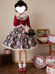 Unideer - Prelude - Elegant Lolita Bolero Jacket with Lace Ruffle Frill