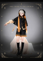 Forest Fluorescent Carps - The Choir of The Church 2.0 - Ouji Lolita Shorts Set in Two Styles