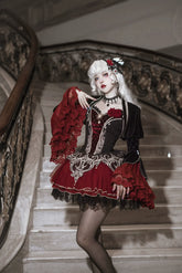 Letters from Unknown Star - Blood Feast - Gothic Lolita JSK Suit Daily Goth Dress