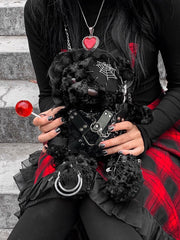 Blood Supply~Gothic Lolita Dark-themed Black Bear Bag