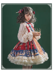 YingLuoFu - Santa Clara - Kawaii School Lolita JSK