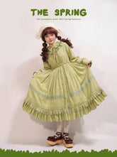 Strawberry Witch - The Spring - Cotton Lolita OP Dress with Long Sleeve