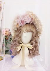Elpress L~Wedding Lolita Floral Headdress BNT Veil