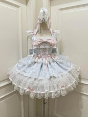 Sugar Girl- Fleeting Isle - Sweet Lolita Ballet Style Jumper Dress