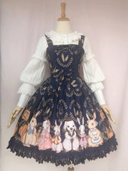 Yilia - Harvest Time At Rabbit Farm - Lolita JSK Dress