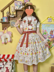 Miss Cube - Dress Up Dolls - Summer Kawaii Lolita JSK Dress Customized Size