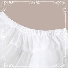 Aurora&Ariel - Extreme Puffy A-line Lolita Petticoat | 18" (45cm) Length, Cotton Lining