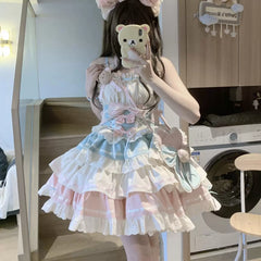 Platycodon House - First Love Bear - Sweet Lolita JSK Dress Idol Lolita Puffy Dress