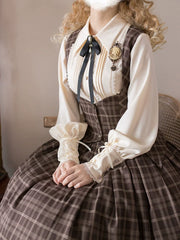 Forest Song - Griffin's Appointment - Vintage Lolita Shirt Pointed Collar