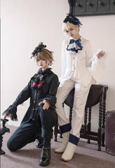 CastleToo - Coffin of Pilgrimage - Ouji Lolita Shirt Pants Suit Medieval European Prince Suit