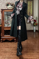 Gazing Galactic - Ouji Lolita Coat Winter Gothic Prince Wool Outwear