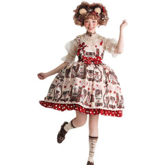 Confession Balloon - Sweet Lolita Chocolate Kawaii Daily Lolita JSK