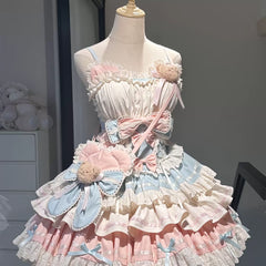 Platycodon House - First Love Bear - Sweet Lolita JSK Dress Idol Lolita Puffy Dress