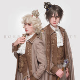 Youpairui - Sheffield - British Military Ouji Lolita Long Coat Full Set