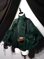 ZJstory - Dragon Bone Cemetery - Gothic Lolita Long Sleeve Blouse