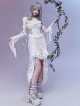 Blood Supply - God's Redemption - White Gothic Halloween Jumper Dress