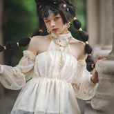 Miss Point - Dusk Bester - Egyptian Lolita Halter Attached Sleeve Blouse