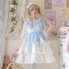 Eieyomi - White Peach Mousse - Sweet Lolita Summer JSK