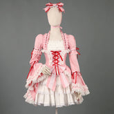 Lace Garden - Maiden Berry - Classic Pink Lolita OP Dress