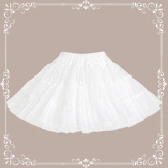 Aurora&Ariel - Extreme Puffy A-line Lolita Petticoat | 18" (45cm) Length, Cotton Lining