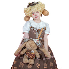 LovelyLota - KOKO Chocolate Rabbit - Furry Bunny Lolita Bag