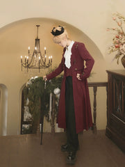 Cornfield Lolita - The Legend of Dracula - Gothic Ouji Lolita Winter Coat Set