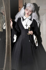 Susin Lolita - Cross Praise - Nun Style Gothic Lolita Dress and Blouse