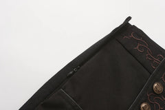 Immortal Thorn - Eternal Treasure Voyage - Ouji Lolita Pants with Waist Embroidery and Buttons