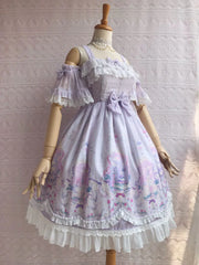 Yilia - Unicorn's Secret Garden Summer Lolita JSK Dress