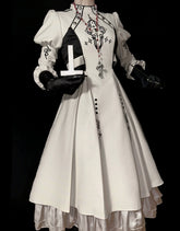 Letters from Unknown Star - Full Moon Charm - Gothic Lolita OP Dress Dark Themed Dress Short Style