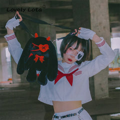 LovelyLota - KOKO Devil Rabbit - Kawaii Furry Rabbit Lolita Bag