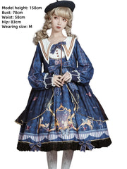 OCELOT - Classic Lolita OP Sailor Collar Elegant Lolita Dress