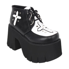 Angelic Imprint - Gothic Lolita Cross Classic Platform Shoes