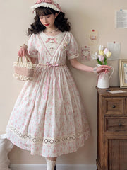 Miss Point - Happy Summer Elegant Lolita Floral OP Dress