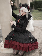 Luna Planetarium - Evil Fang - Gothic Lolita JSK Suit Ouji Lolita Shorts Suit