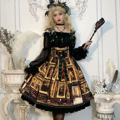 Balladeer - Golden Gallery - Elegant High Waist Lolita SK