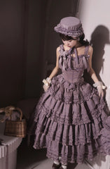 MEEKWIND - Miss Flora - Elegant Lolita Bodice Suit Tiered Skirt