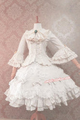Strawberry Witch - Flower Wedding Lolita Pure White Romantic Full Set