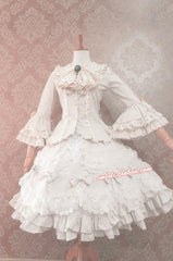 Strawberry Witch - Flower Wedding Lolita Pure White Romantic Full Set