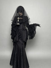 LeMiroir - Saint - Gothic Lolita Bolero Skirt Mermaid Dress Corset