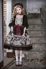 Caged Bird Hotel - Alice - Kawaii Lolita Dress OP Dress Sleepwear