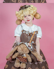 LovelyLota - KOKO Chocolate Rabbit - Furry Bunny Lolita Bag