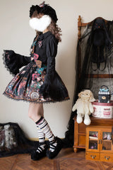 Frozen in time - Rabbit Kingdom - Gothic Lolita JSK Suit Printed Lolita Dress