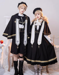 Forest Fluorescent Carps - Choir - Ouji Lolita Shorts Set Prince outfit