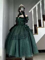 Meowing and fruity - Milky Way - Brilliant Princess Lolita Prom Dress Multicolors Long Dress