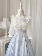 Cornfield Lolita - Iris Dream - Elegant Lolita Dress Short Sleeve OP