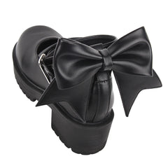 Angelic Imprint - Punk Lolita Black Platform Shoes