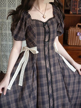 Forest Song - Josephine Academy - Elegant Lolita Black Plaid OP
