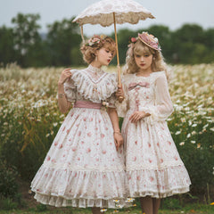 Miss Point - Woody Rose - Classic Elegant Floral Lolita OP Dress