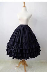 Cha Cha CCK - Court Style Lolita Skirt Retro Chiffon Petticoat